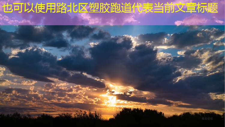 路北区塑胶跑道